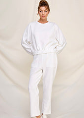 No Time For Jet Lag Textured Lounge Pants - 3 Colors!
