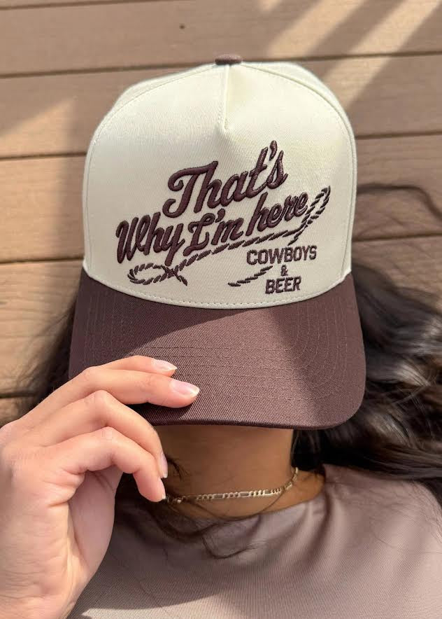 "That's Why I'm Here" Hat - The Nines