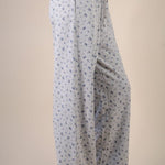 Gray Floral Casual Pant - The Nines