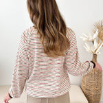 Striped Crew Sweater - The Nines
