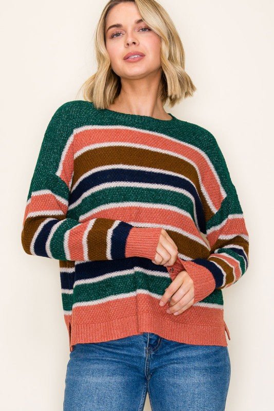 Kate Colorblock Top - 2 Colors! - The Nines