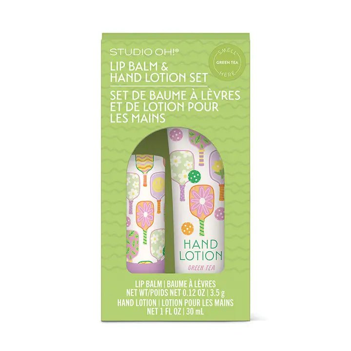 Pickleball Rally Lip Balm & Hand Lotion Set - The Nines