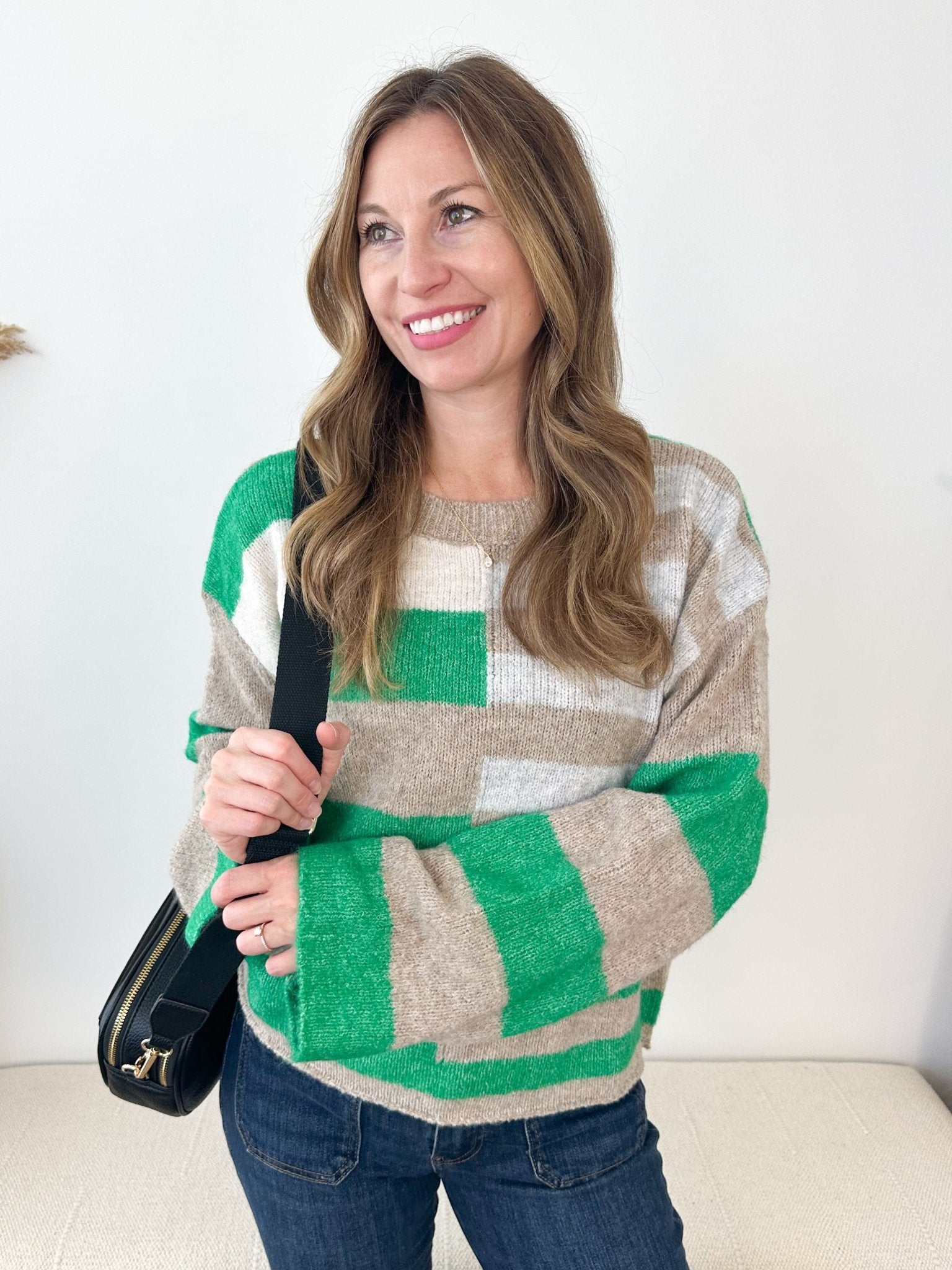 Wool Blend Color Block Sweater - 2 colors! - The Nines
