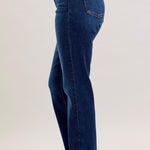 Judy Blue Midrise Dark Wash Mr. Straight - 3 Lengths - The Nines