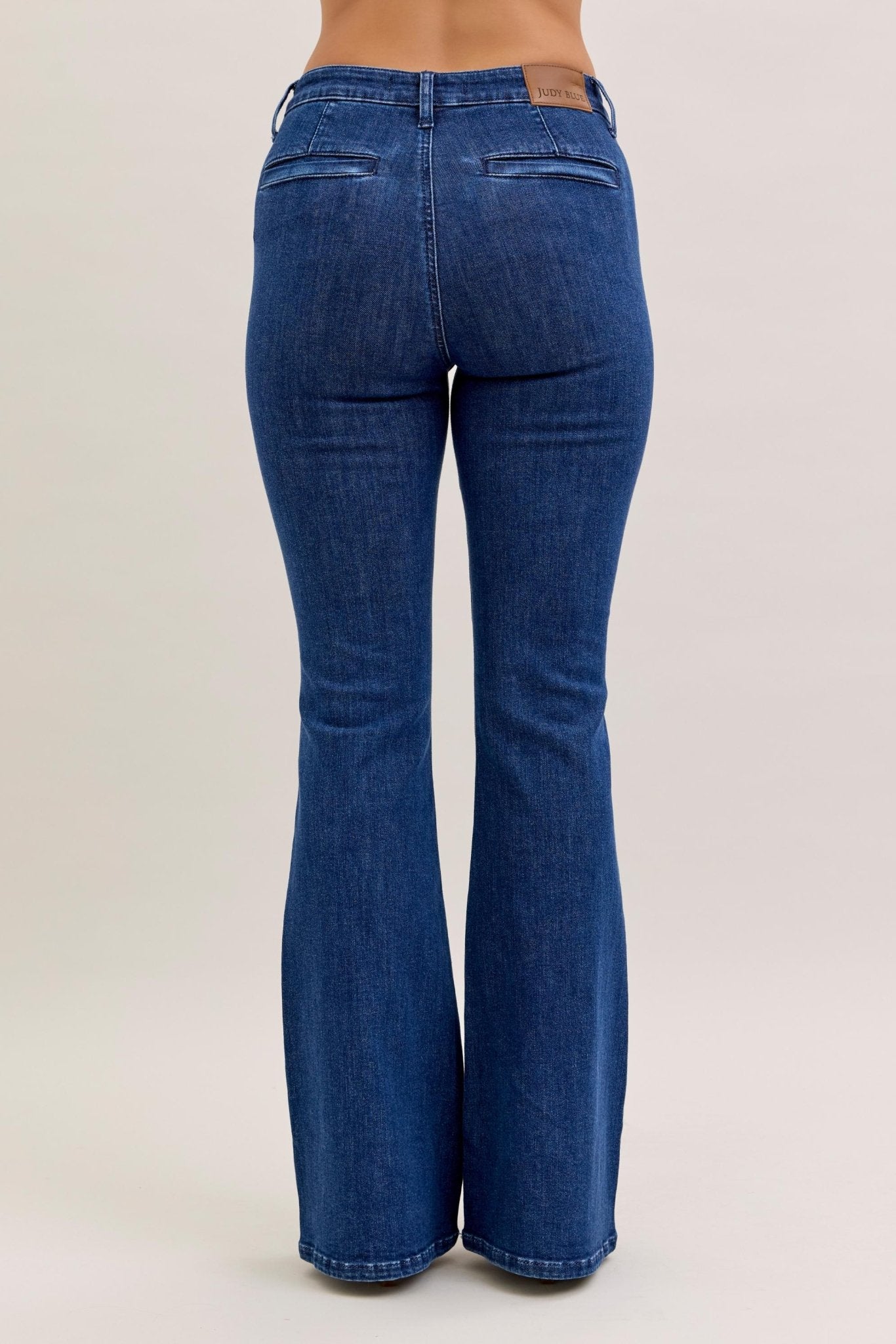Judy Blue Flare With Patch Pockets - The Nines