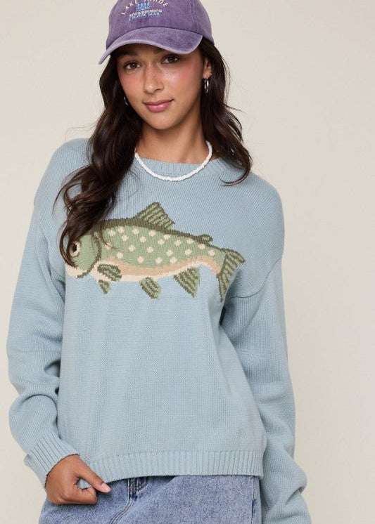 Fish Sweater - 2 colors! - The Nines