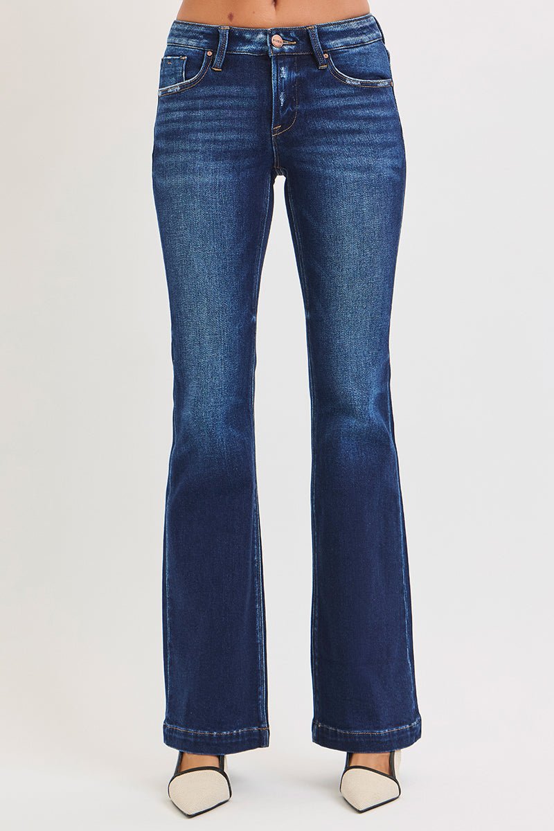 J21 Eleven By Risen Dark Wash Bootcut Jean - The Nines