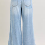 Judy Blue Light Blue High Waist Palazzo Pant - The Nines