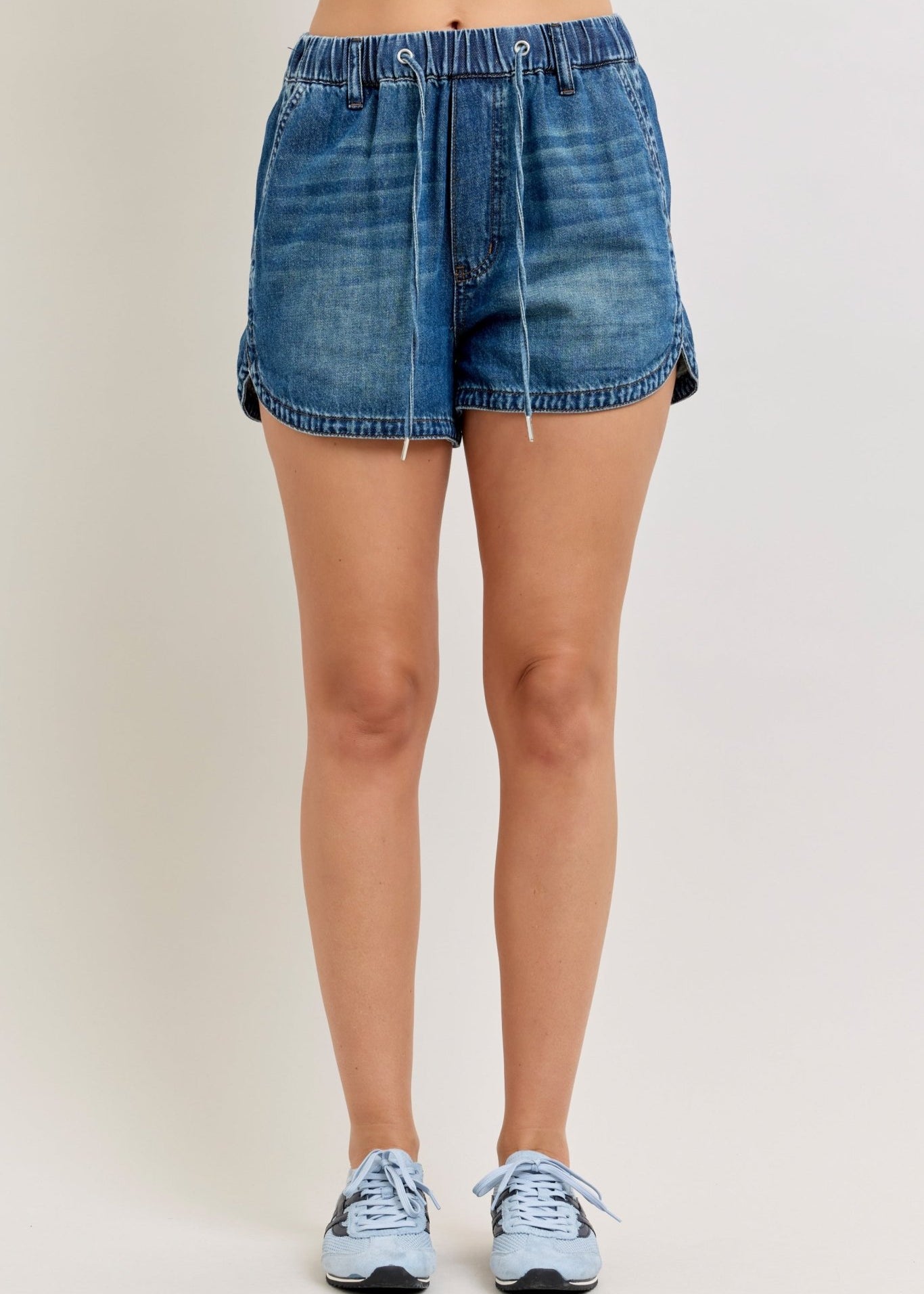 Judy Blue Dark Blue Shorts - The Nines