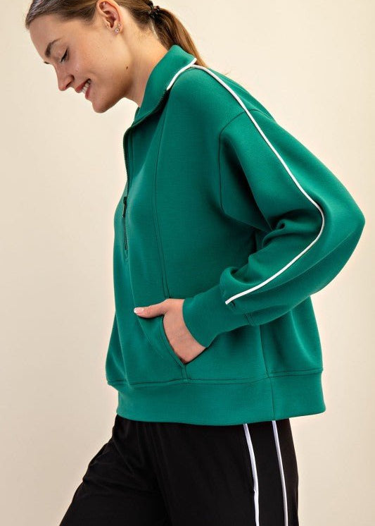 Sporty Scuba Quarter Zip Pullovers - 3 Colors! - The Nines