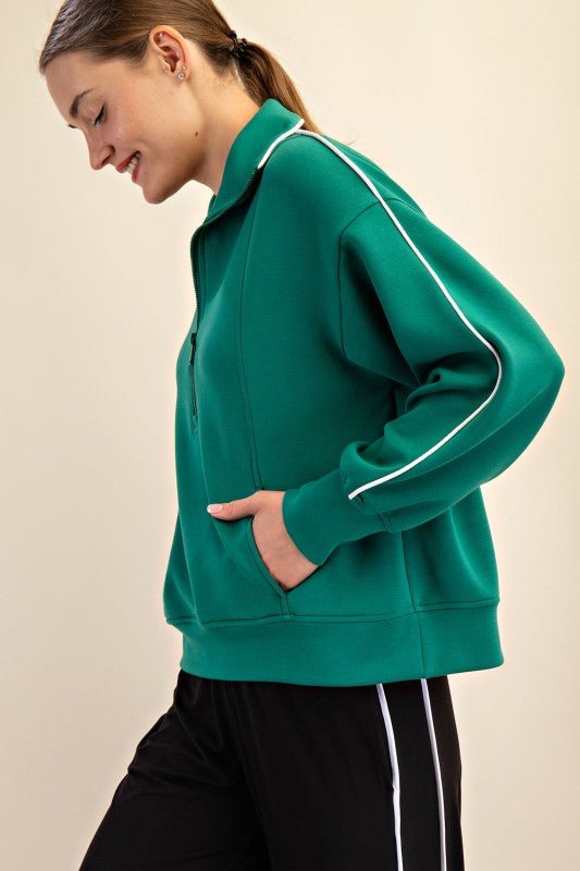 Sporty Scuba Quarter Zip Pullovers - 3 Colors! - The Nines