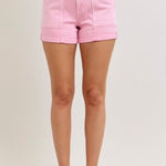 Judy Blue Aurora Weekender Dusty Pink Shorts - The Nines