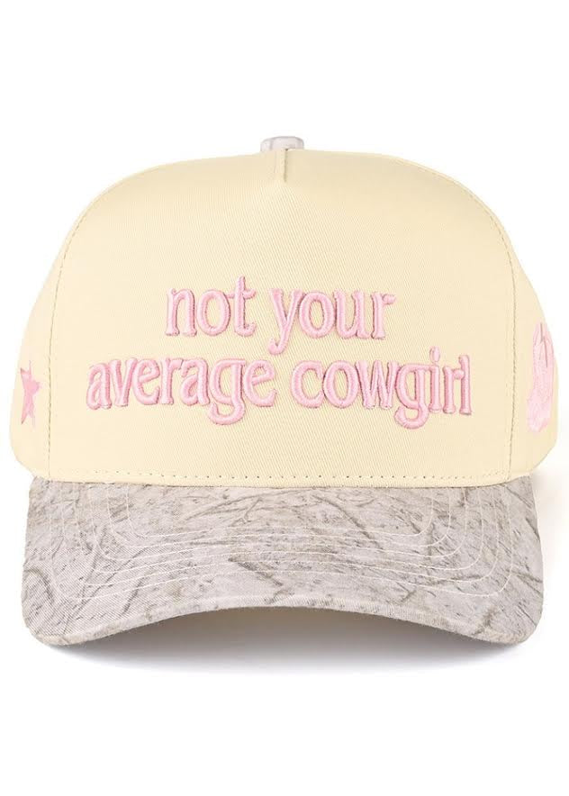 "Not Your Average Cowgirl" Hat - The Nines