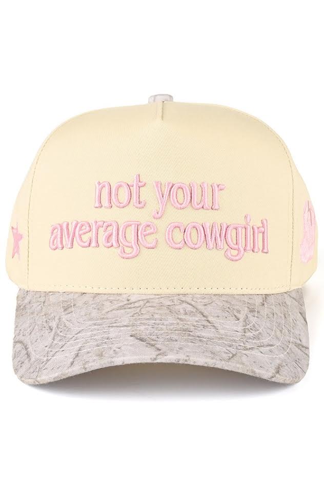"Not Your Average Cowgirl" Hat - The Nines