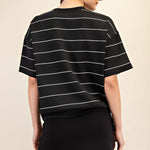 Scuba Striped Short Sleeve Top - 3 Colors! - The Nines