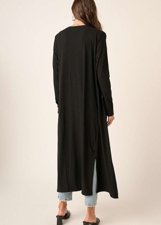 Ribbed Knit Cardigan - 2 Colors! - The Nines