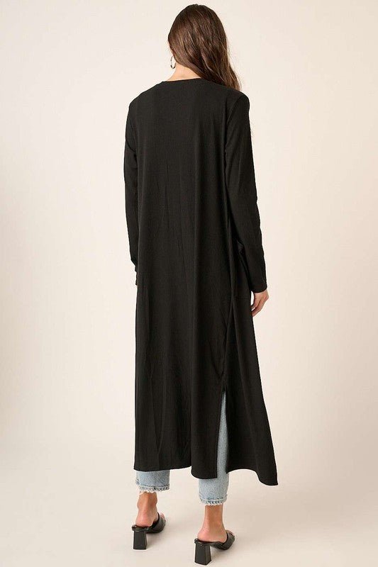 Ribbed Knit Cardigan - 2 Colors! - The Nines