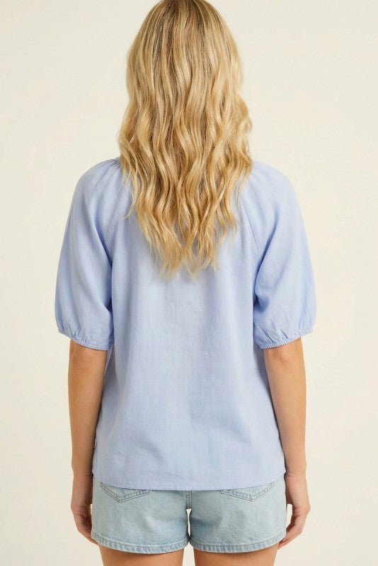 Drew Split Neck Top - 2 Colors! - The Nines
