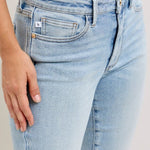 Judy Blue Mr Kick Flare W/ Raw Hem - The Nines