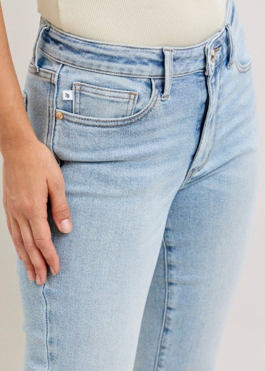 Judy Blue Mr Kick Flare W/ Raw Hem - The Nines