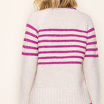 Pop of Color Magenta Sweater - The Nines