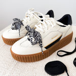 Sorel ONA AVE Charm Sneaker - Snow & Black - The Nines