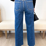 Flying Monkey High Rise Trouser Wide Leg Jeans - The Nines