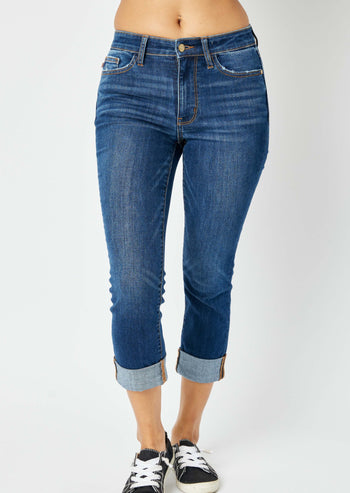 Judy Blue Skinny Fit Capri Jeans