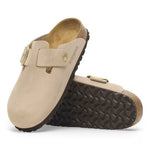 Boston Big Buckle Nubuck Leather - Sandcastle - The Nines