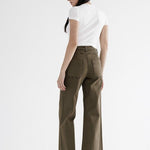 MICA Fern Green Super High Wide Leg Jean - The Nines