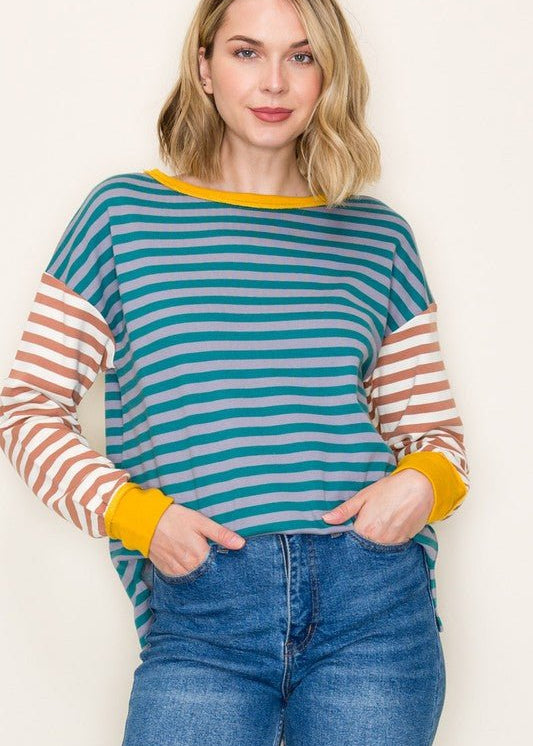 Jade French Terry Pullover - The Nines
