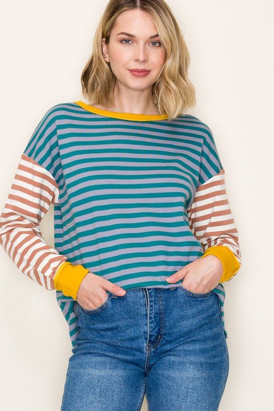 Jade French Terry Pullover - The Nines