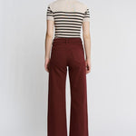 MICA High Rise Burgundy Jean - The Nines