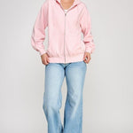 Fleece Boyfriend Zip up Hoodie - 2 Colors! - The Nines