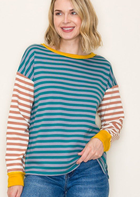 Jade French Terry Pullover - The Nines