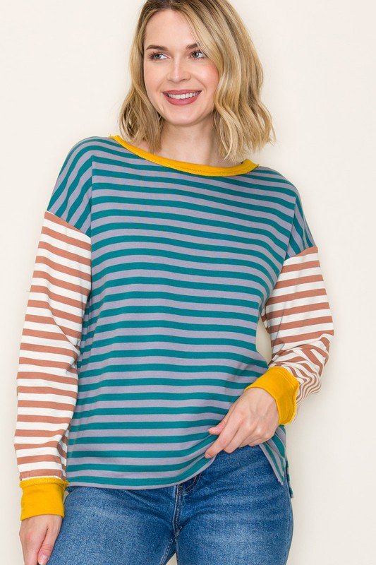 Jade French Terry Pullover - The Nines