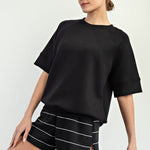 Striped Scuba Tulip Shorts - 2 colors! - The Nines