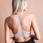 Lace Racerback Bralettes - 3 Colors! - The Nines