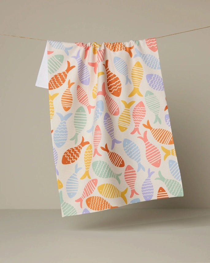 Fish Flip Tea Towel - The Nines