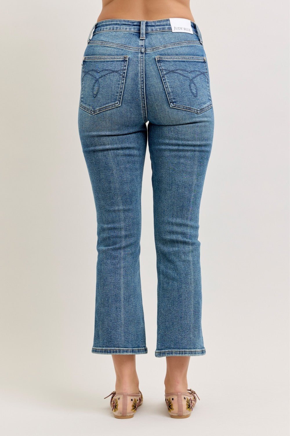 Judy Blue Kick Flare Capri Jean - The Nines