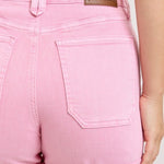Judy Blue Aurora Weekender Dusty Pink Shorts - The Nines