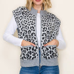 Leopard Sweater Vest - 2 Colors! - The Nines