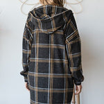 Addison Hooded Plaid Shacket - 2 Colors! - The Nines
