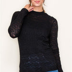 Lace Mock Top - The Nines