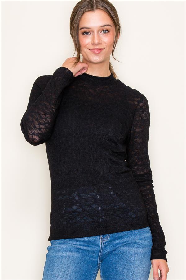 Lace Mock Top - The Nines