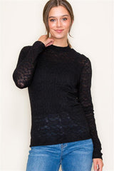 Lace Mock Top