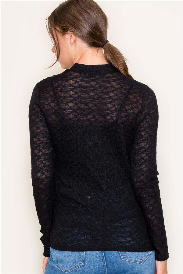 Lace Mock Top - The Nines