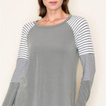 That Friday Feeling Soft Olive Top - The Nines