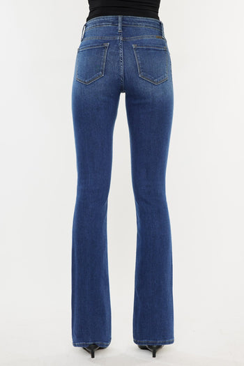 Kan Can High Rise Medium Wash Bootcut Jeans