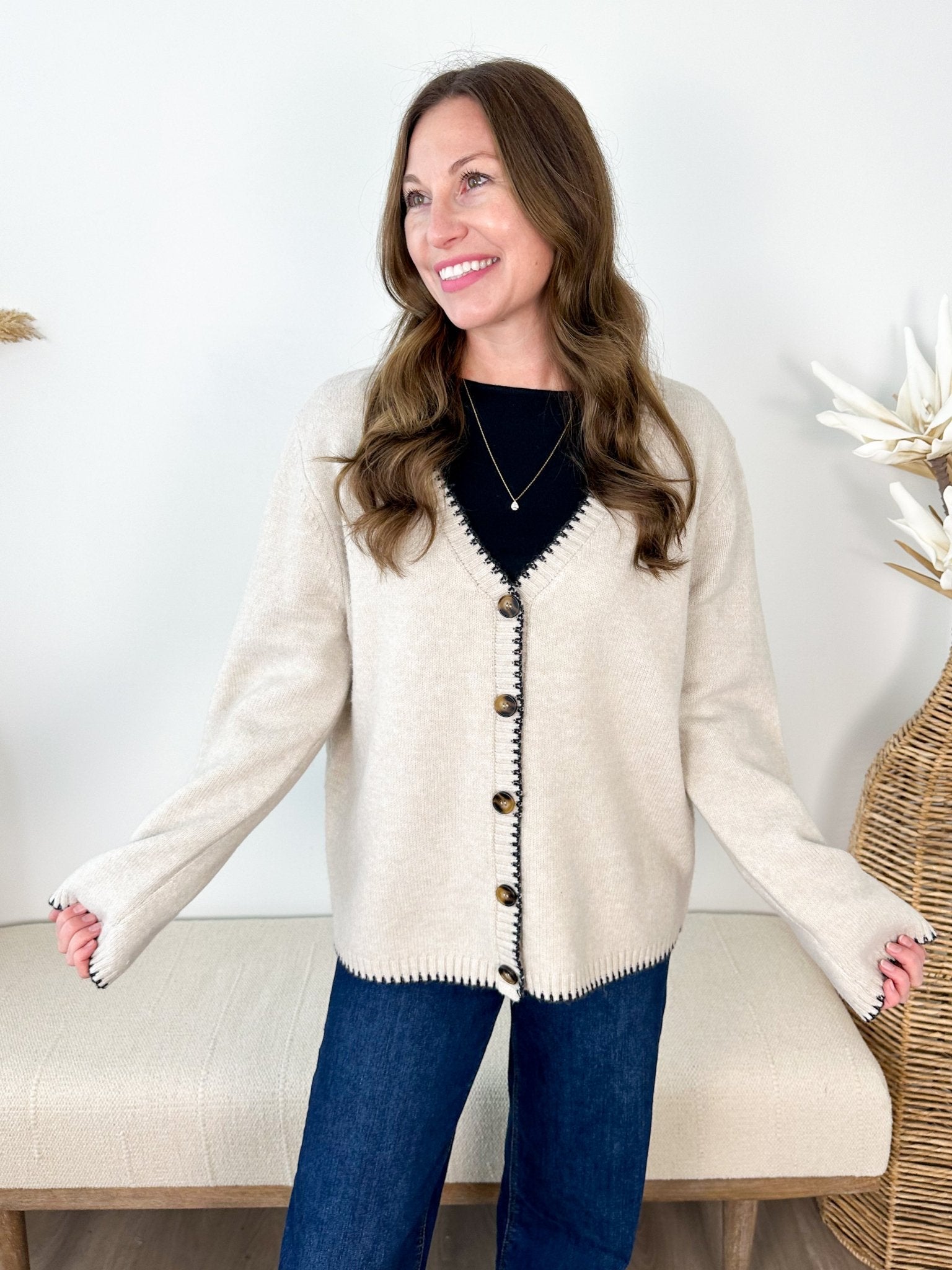 Sweetheart Stitch Cardigan - The Nines